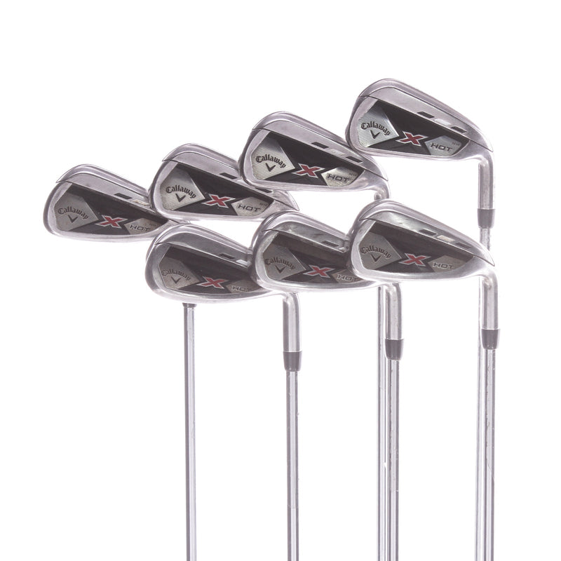 Callaway X Hot Steel Men's Right Irons 5-AW Uniflex - Callaway X Hot Uniflex