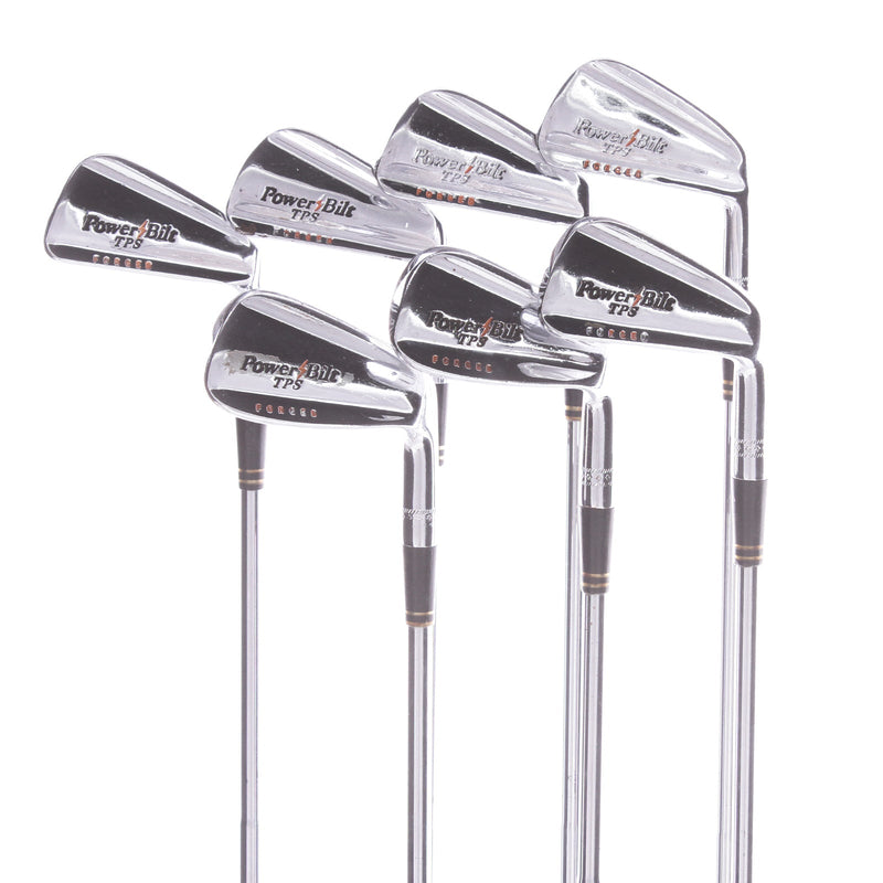 PowerBilt TPS Forged Steel Men's Right Irons 3-9 Stiff - 7875S