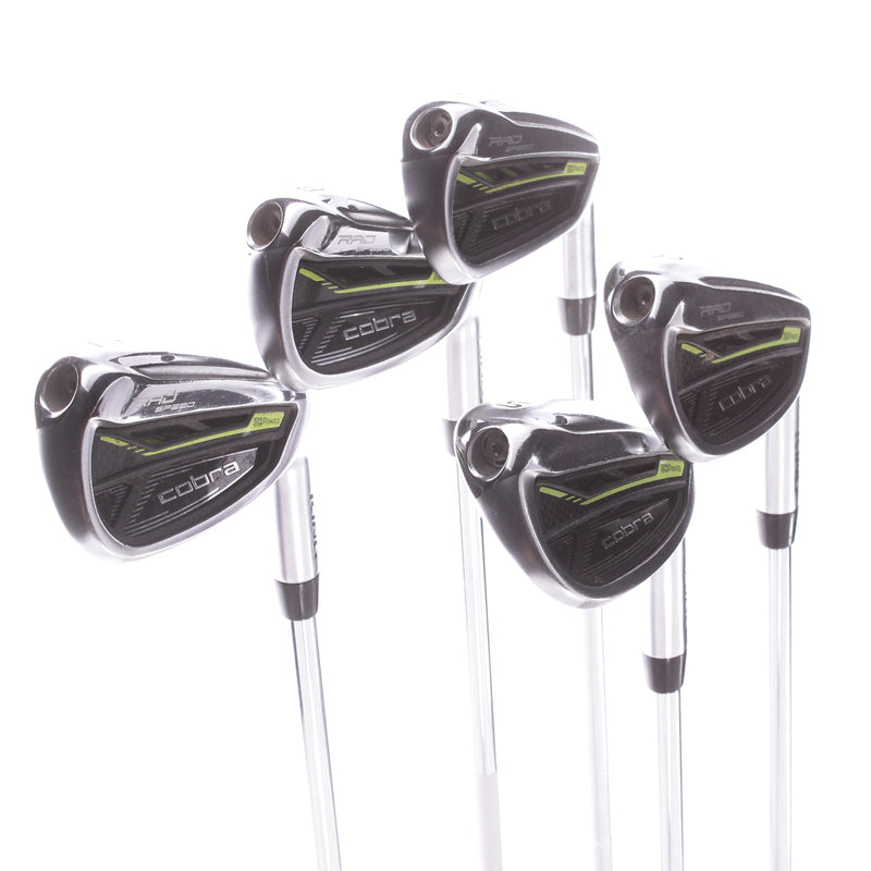 Cobra RADspeed Steel Men's Right Irons 7-SW Regular - KBS Tour 90 R