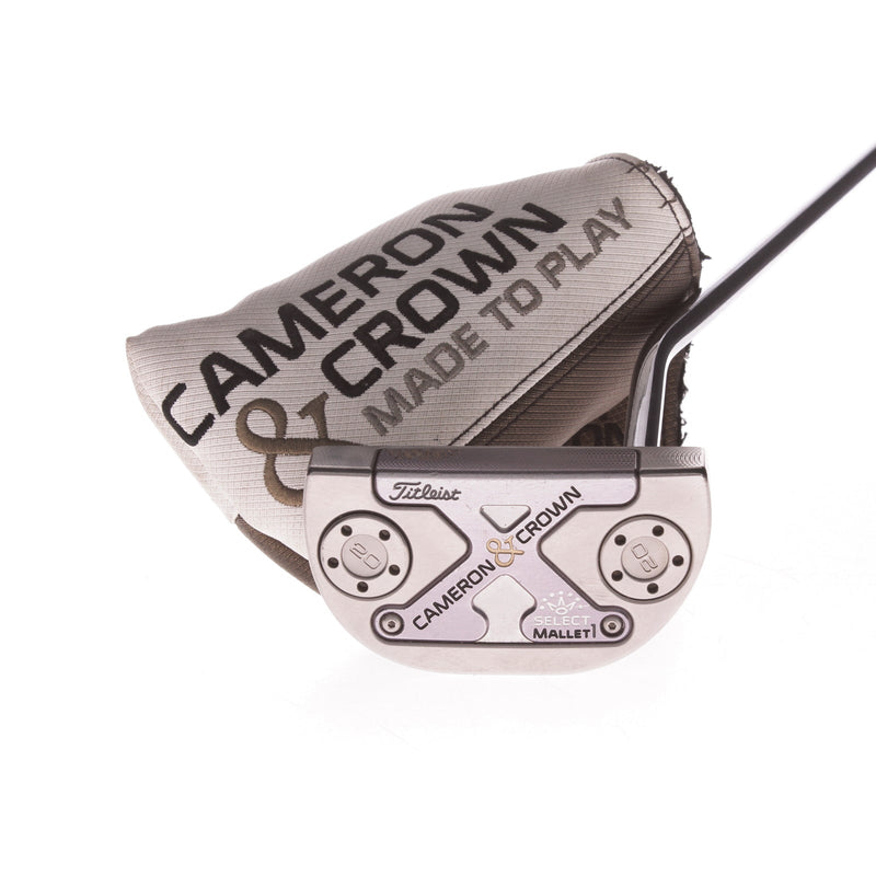 Scotty Cameron Cameron & Crown Mallet 1 Men's Right Putter 33.5 Inches - Flat Cat