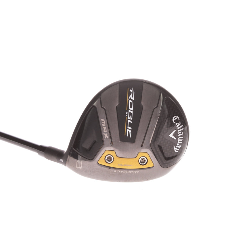 Callaway Rogue ST Max Graphite Men's Right Fairway 3 Wood 15 Degree Stiff - Tensei Blue 65S