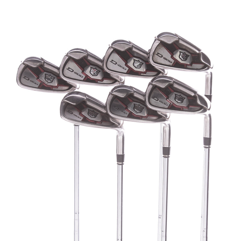 Wilson D200 Steel Men's Right Irons 5-SW Uniflex - Wilson Staff True Temper U