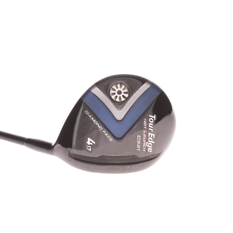 Tour Edge Hot Launch C521 Graphite Men's Right Fairway 4 Wood 17 Degree Senior - Aldila Rogue 50 A