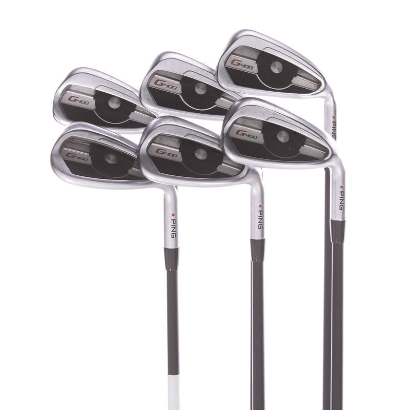 Ping G400 Graphite Men's Right Irons 6-SW Orange Dot Senior - Alta CB SR