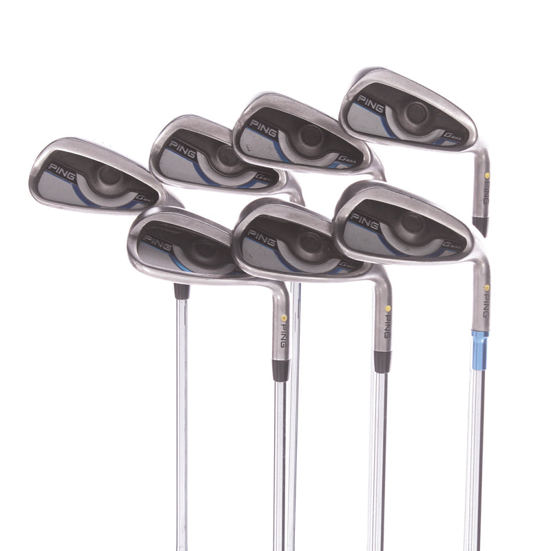 Ping GMax Steel Men's Right Irons 5-SW Yellow Dot Regular - Ping CFS R