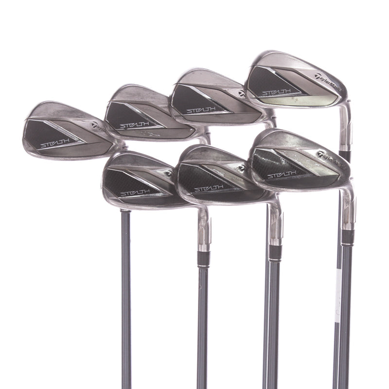 TaylorMade Stealth Graphite Men's Right Irons 5-AW Regular - UST Mamiya Recoil F3 65