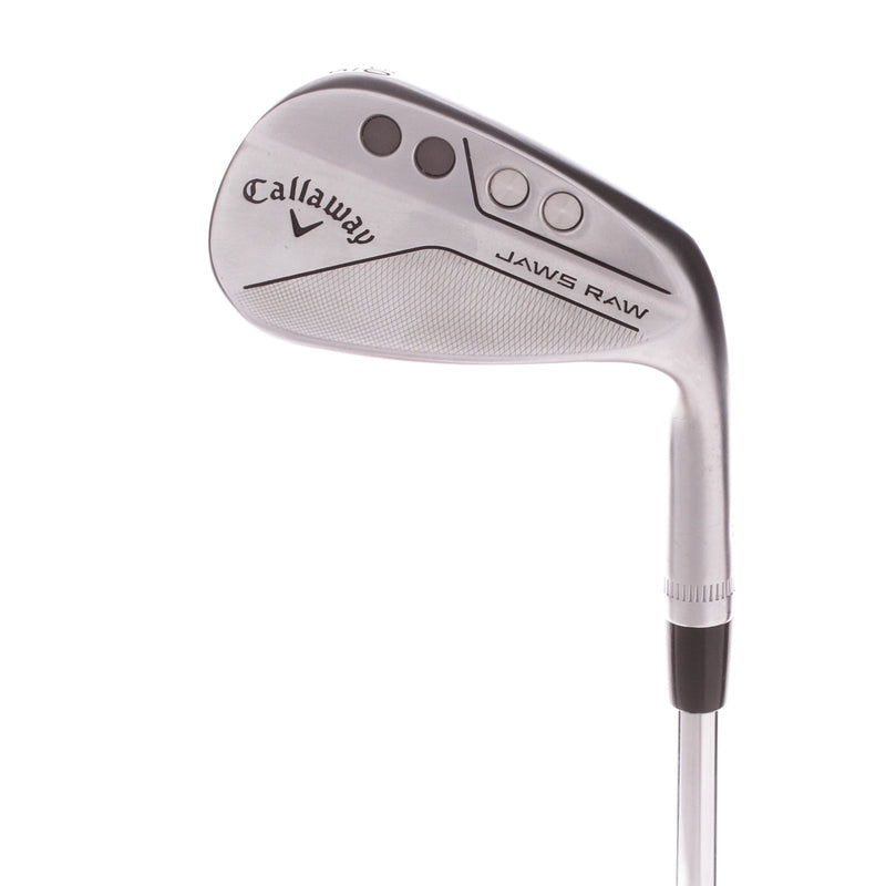 Callaway Jaws Raw Steel Men's Right Gap Wedge 50 Degree Wedge - True Temper Dynamic Gold Spinner