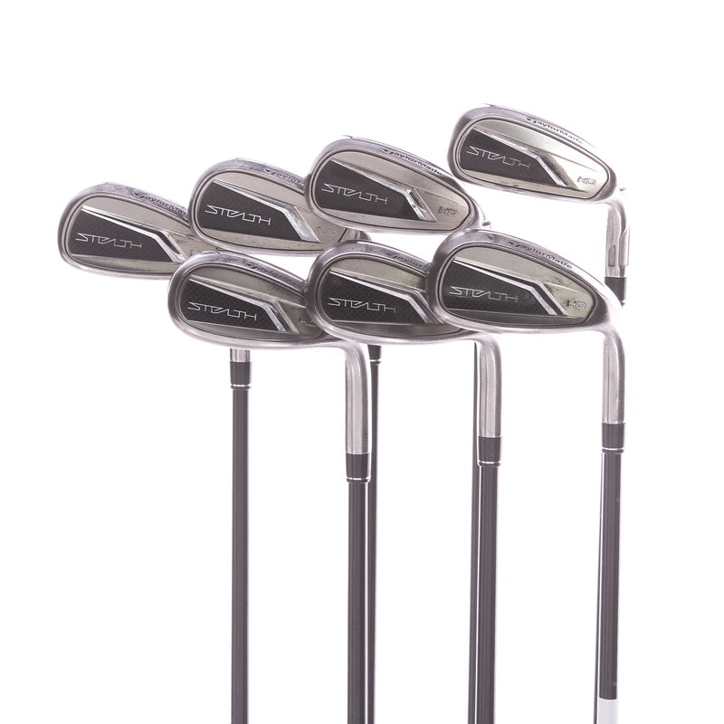 TaylorMade Stealth HD Graphite Men's Right Irons 7-PW+AW+SW+LW Senior - Fujikura Ventus 5 A