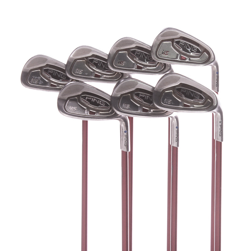 Ping i15 Graphite Men's Right Irons 5-UW Blue Dot Regular - Ping TFC 149 I A