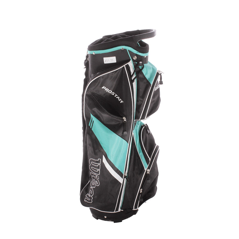 Wilson Staff Second Hand Cart Bag - Black/Green/White