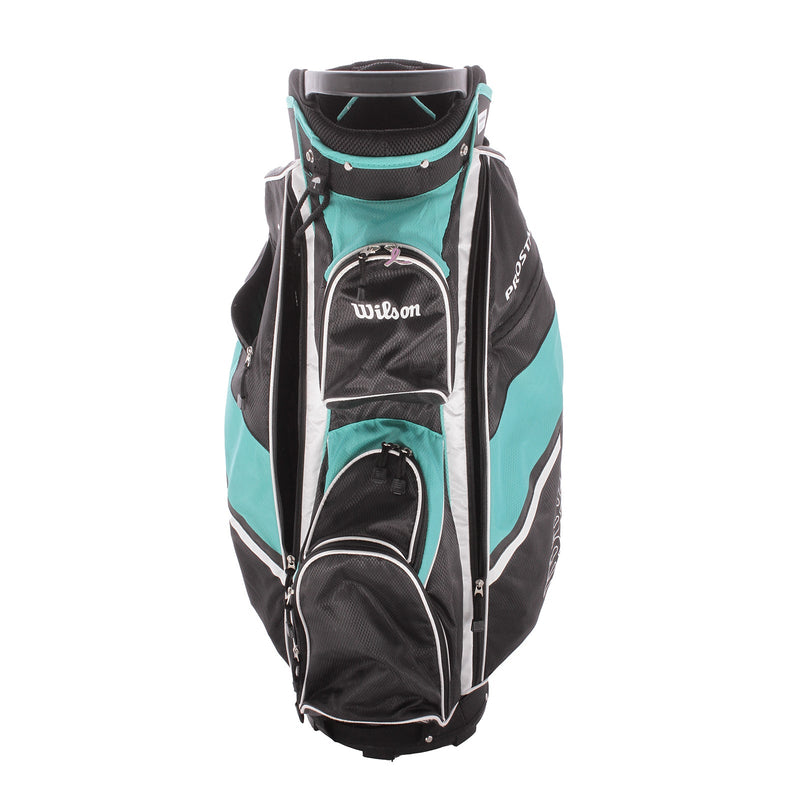 Wilson Staff Second Hand Cart Bag - Black/Green/White