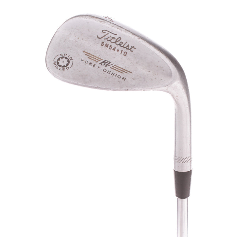 Titleist Spin Milled SM54.10 Steel Men's Right Sand Wedge 54 Degree 10 Bounce Wedge - True Temper Dynamic Gold