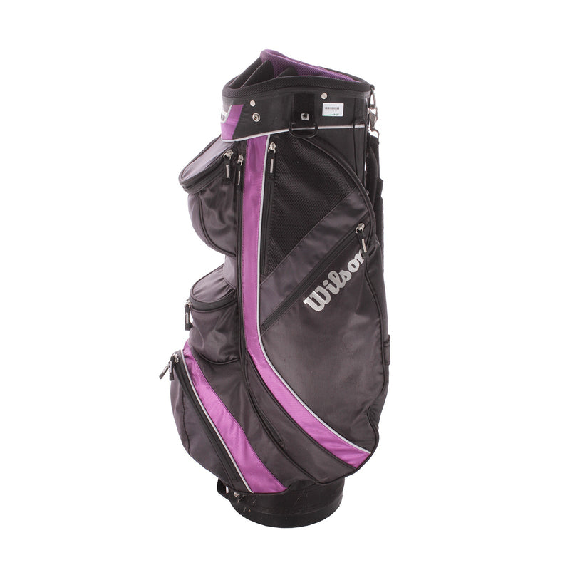 Wilson Second Hand Cart Bag - Black/Purple