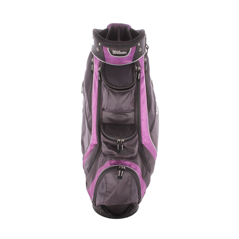 Wilson Second Hand Cart Bag - Black/Purple