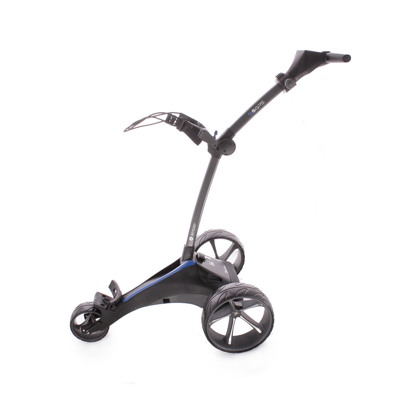 Motocaddy S5 Gps 18 Hole Lithium Second Hand Electric Golf Trolley - Black/Blue