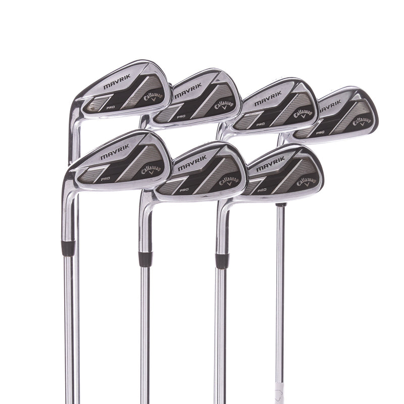 Callaway Mavrik Pro Steel Men's Left Irons 4-PW Stiff - True Temper Elevate 105 S