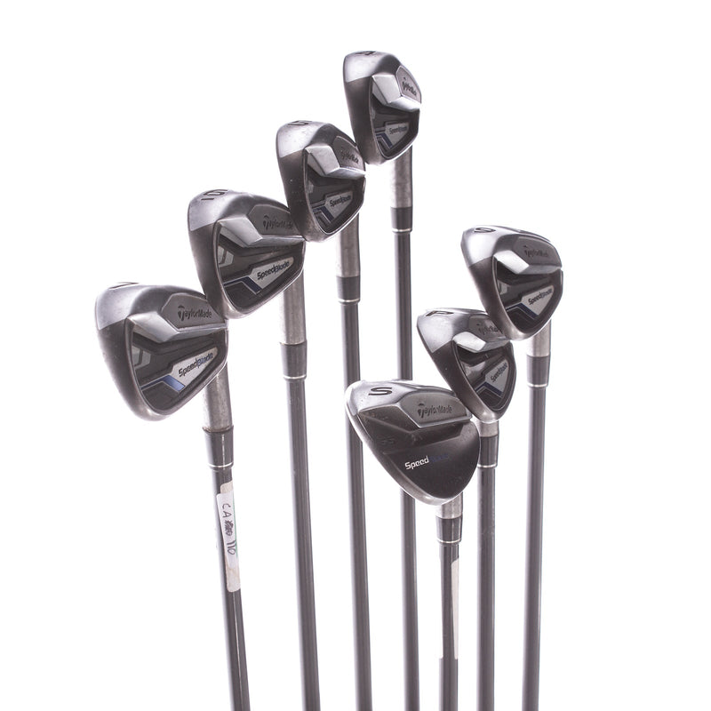 TaylorMade SpeedBlade Graphite Men's Right Irons 4-SW Senior - VeloxT 55 M