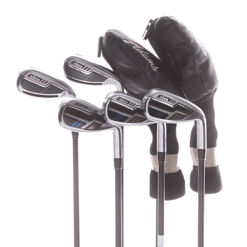 Adams Golf Idea Graphite Men's Right Irons 5-SW Regular - Bassara 55