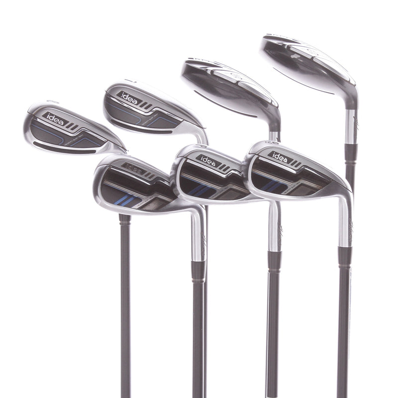 Adams Golf Idea Graphite Men's Right Irons 5-SW Regular - Bassara 55