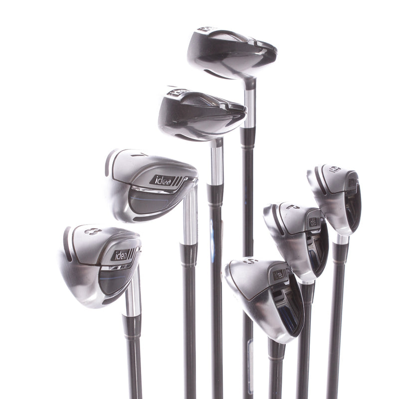 Adams Golf Idea Graphite Men's Right Irons 5-SW Regular - Bassara 55