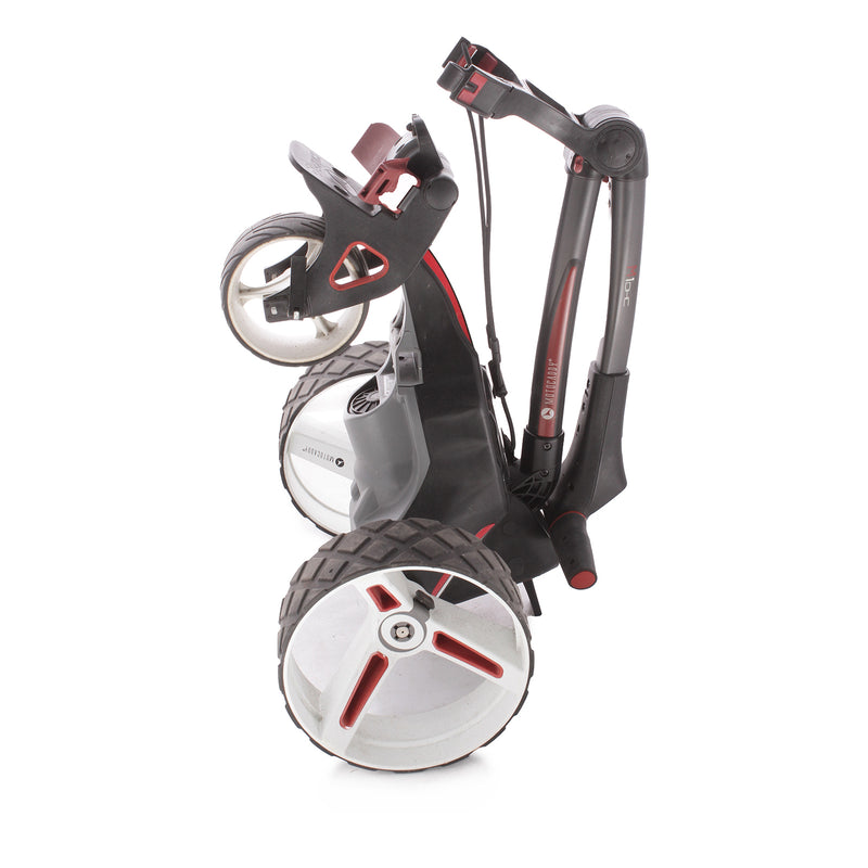 Motocaddy M1 Dhc 18 Hole Lithium Second Hand Electric Golf Trolley - Black/Red/White