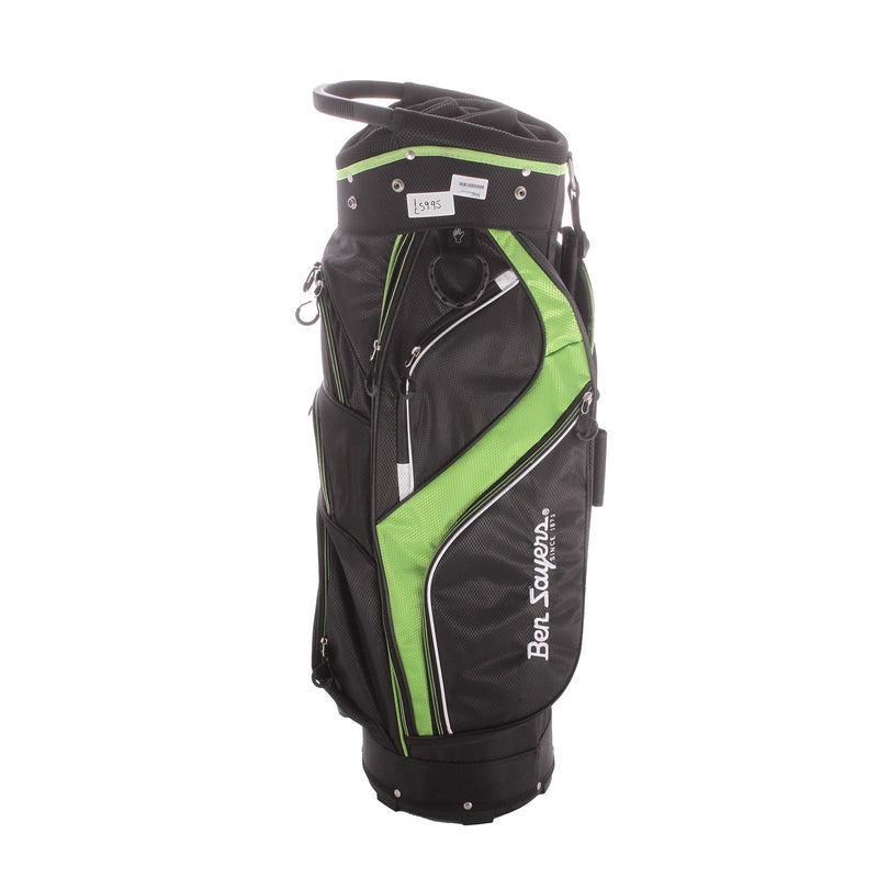 Ben Sayers Second Hand Cart Bag - Black/Green