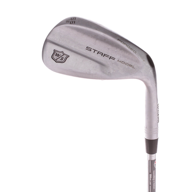 Wilson Staff Staff Model Forged Steel Men's Right Sand Wedge 56 Degree 12 Bounce Stiff - Dynamic Gold 120 S300