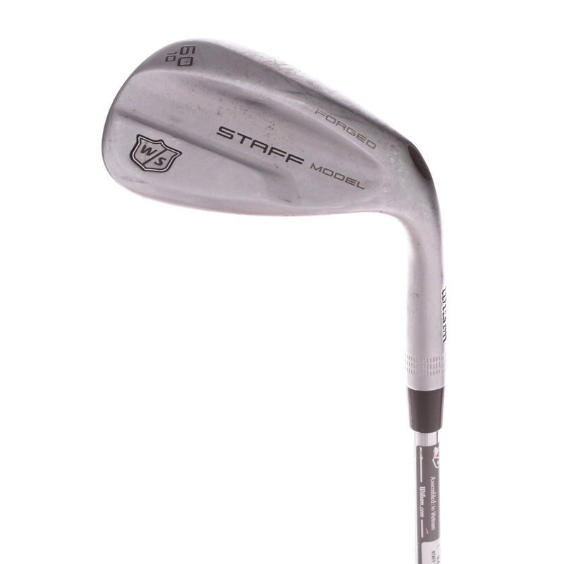 Wilson Staff Staff Model Forged Steel Men's Right Lob Wedge 60 Degree 10 Bounce Stiff - Dynamic Gold 120 S300