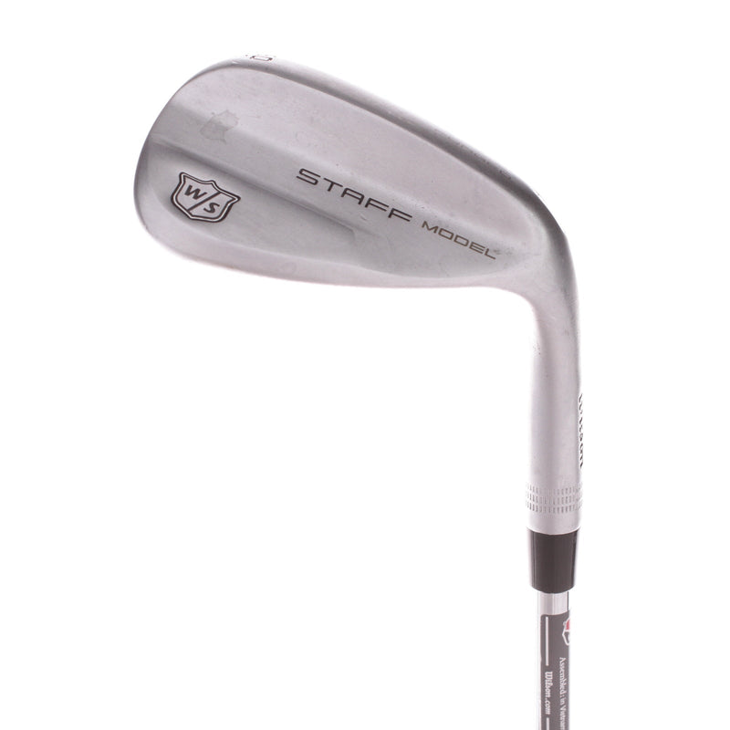 Wilson Staff Staff Model Forged Steel Men's Right Lob Wedge 60 Degree 10 Bounce Stiff - Dynamic Gold 120 S300