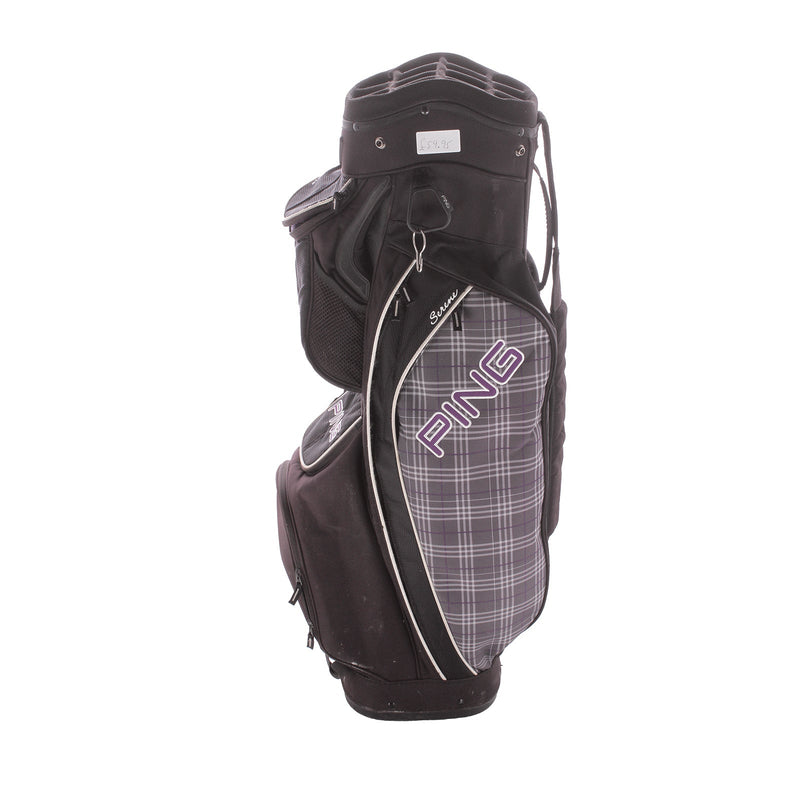 Ping Second Hand Cart Bag - Black/Purple