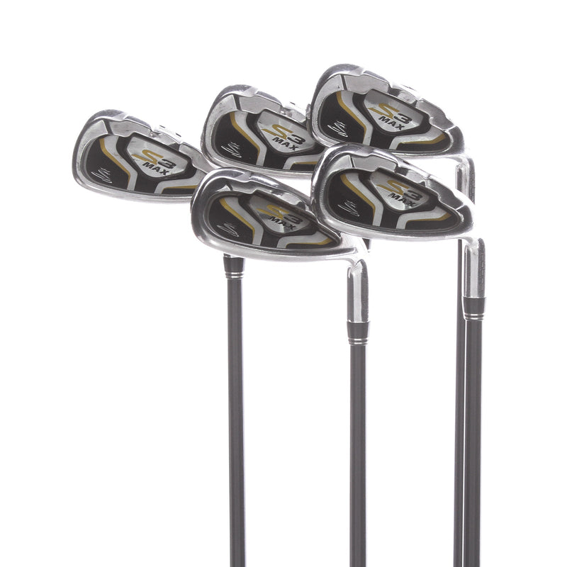 Cobra S3 Max Graphite Men's Right Irons 7-SW Regular - Cobra UST Mamiya iHS R 65