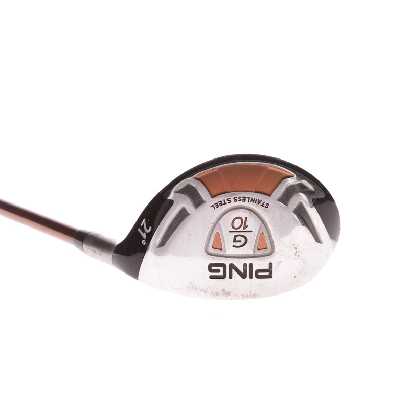 Ping G10 Graphite Men's Right Hybrid 21 Degree Regular - Ping TFC 129