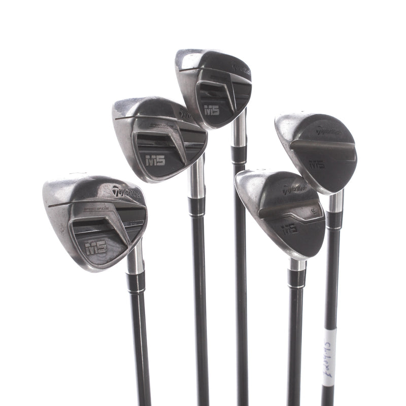 TaylorMade M5 Graphite Men's Right Irons 8-SW Senior - Fujikura Atmos 5A