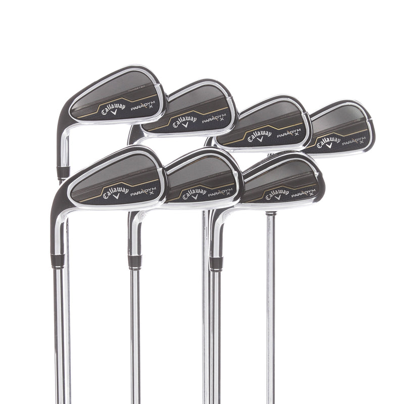 Callaway Paradym X Steel Men's Left Irons 5-AW Regular - N.S.Pro Modus 3 Tour 105 R