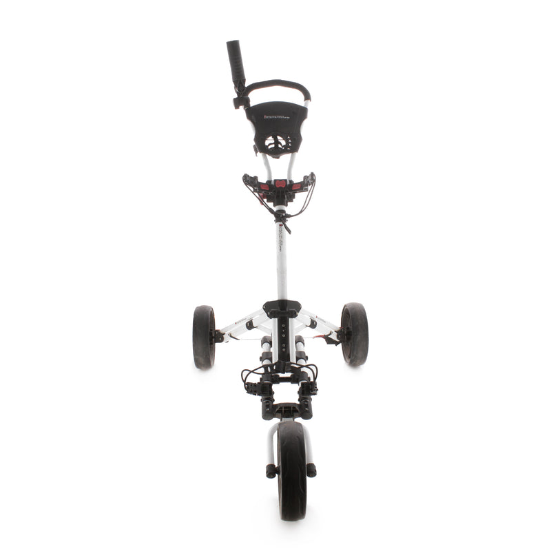 iCart Uno 3-Wheel Push Trolley - White/Red/Black