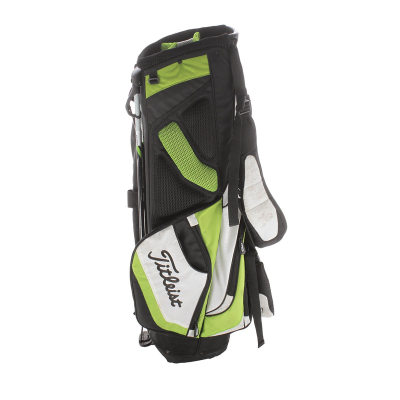 Titleist Second Hand Stand Bag - Black/White/Green