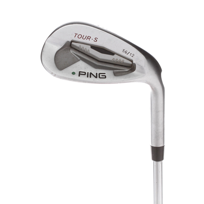 Ping Tour-S Steel Men's Right Sand Wedge Green Dot 56 Degree 12 Bounce Wedge - Ping CFS