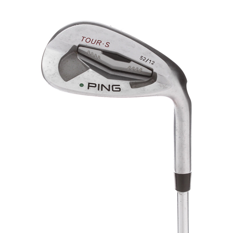 Ping Tour-S Steel Men's Right Gap Wedge Green Dot 52 Degree 12 Bounce Wedge - Ping CFS