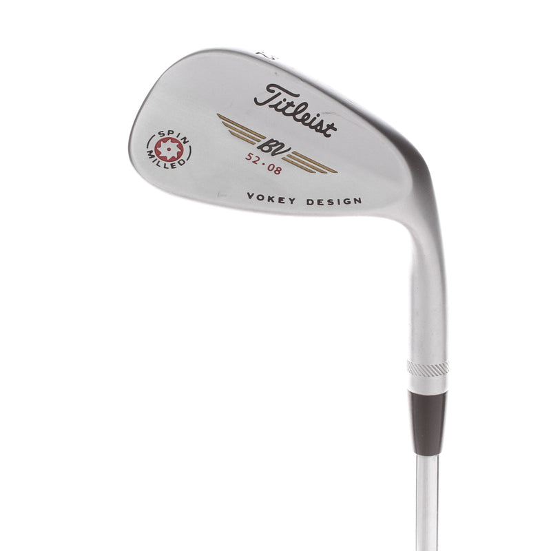 Titleist Vokey 52.08 Spin Milled Steel Men's Right Gap Wedge 52 Degree 8 Bounce Wedge - True Temper Vokey Design W