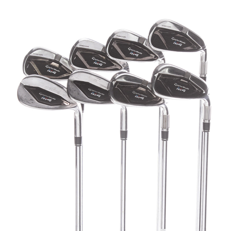 TaylorMade M4 Steel Men's Right Irons 5-SW+AW Stiff - KBS Max 85 S