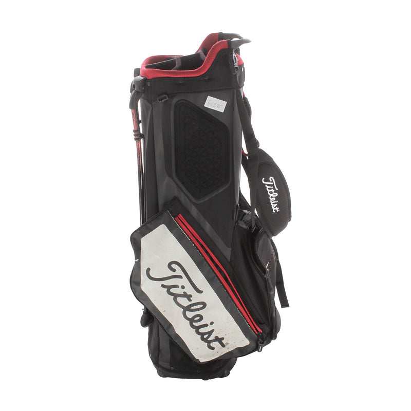 Titleist Second Hand Stand Bag - Black/Red/White