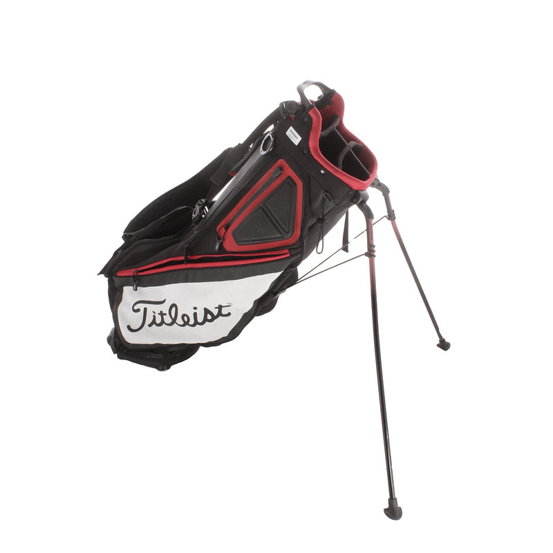 Titleist Second Hand Stand Bag - Black/Red/White