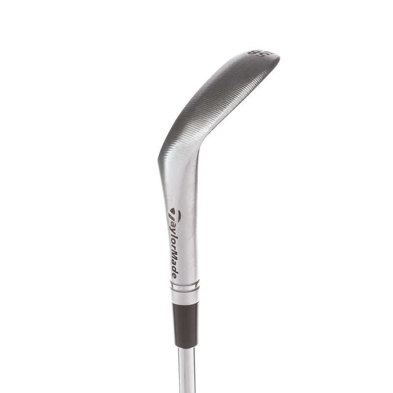 TaylorMade Milled Grind 3 Raw Steel Men's Right Lob Wedge 58 Degree 11 Bounce Extra Stiff - Project X 6.5