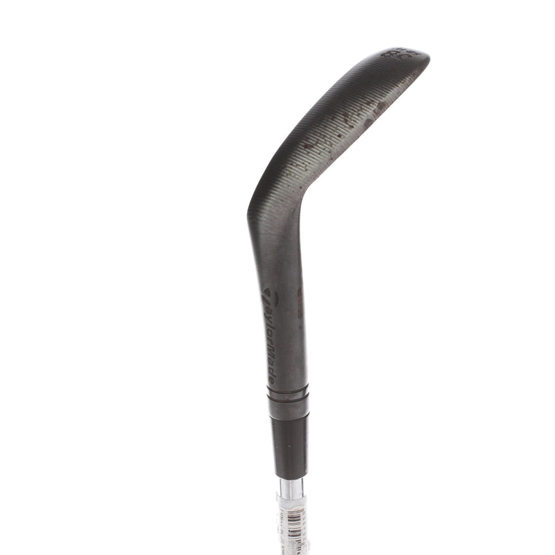 TaylorMade Milled Grind 3 Black Raw Steel Men's Right Lob Wedge 58 Degree 11 Bounce Stiff - Dynamic Gold S200