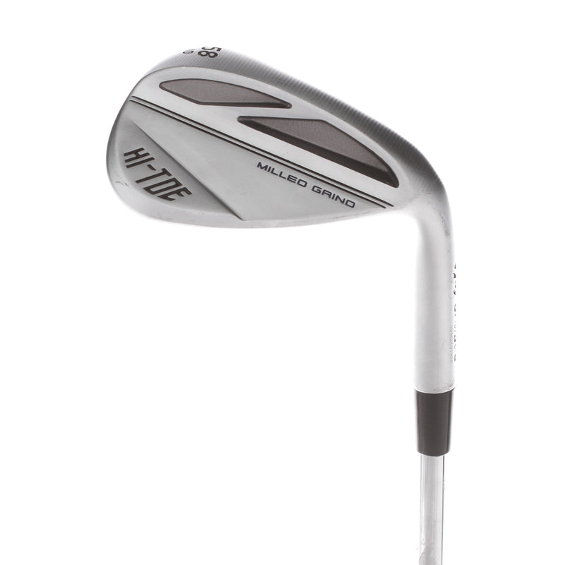 TaylorMade Milled Grind Hi-Toe Steel Men's Right Lob Wedge 58 Degree 10 Bounce Wedge - KBS Hi-Rev 2.0 115