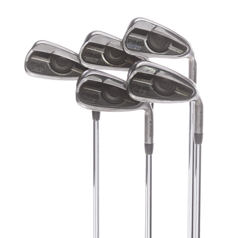 Ping G Series Steel Men's Right Irons 6-PW Green Dot Regular - Ping AWT 2.0 R