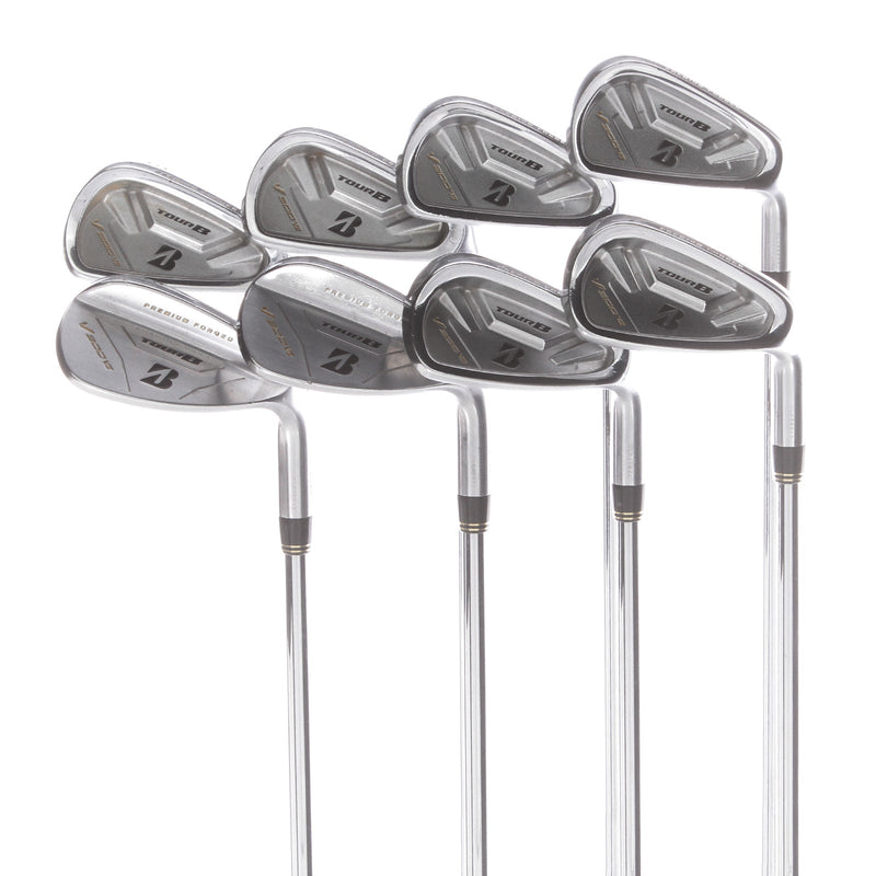 Bridgestone Tour-B V300 Steel Men's Right Irons 5-PW+AW+SW Stiff - N.S Pro Neo S