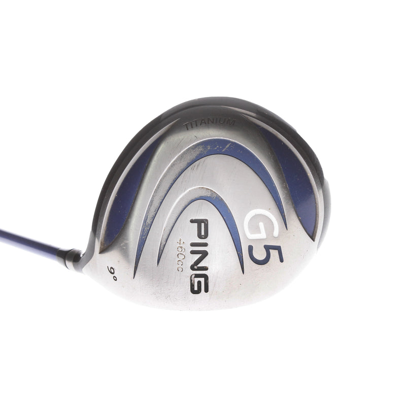 Ping G5 Graphite Men's Right Driver 9 Degree Stiff - ProLaunch Blue 65 S