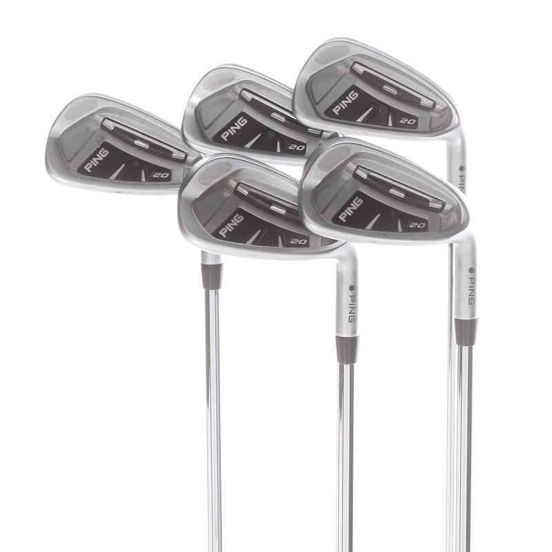 Ping i20 Steel Men's Right Irons 6-PW Black Dot Senior - Ping CFS SR