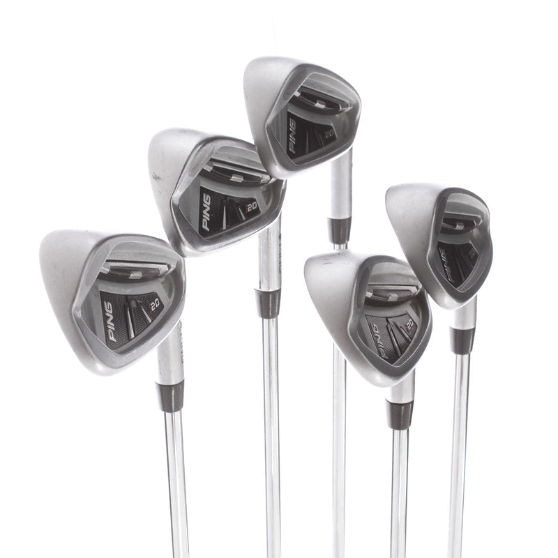 Ping i20 Steel Men's Right Irons 6-PW Black Dot Senior - Ping CFS SR